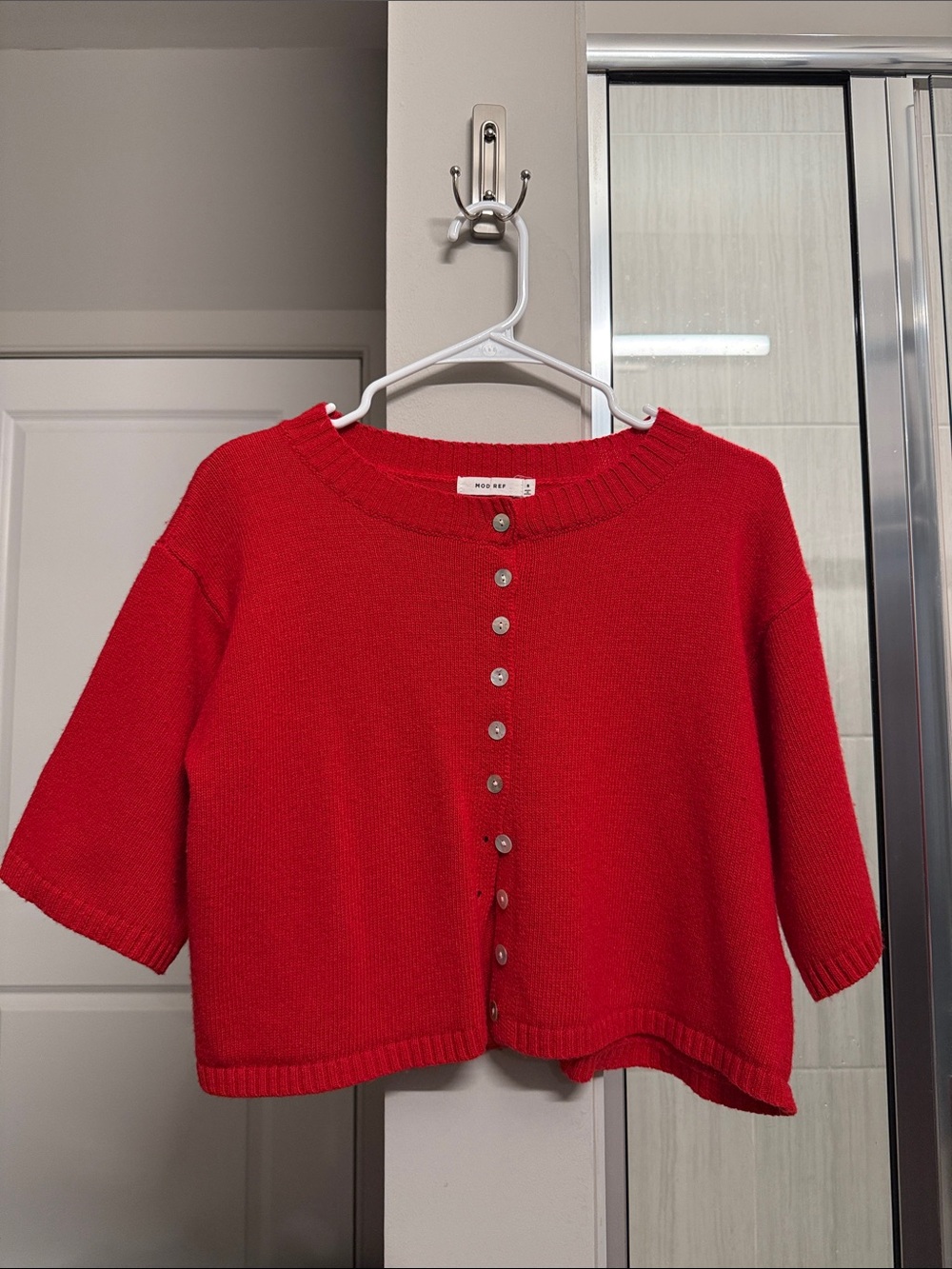 MOD REF The Stacey Cardigan Red Size Small